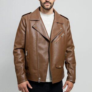Nash Vegan Faux Leather Jacket